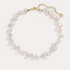 Body Lili Claspe | Mini Beatrice Pearl Anklet Gold