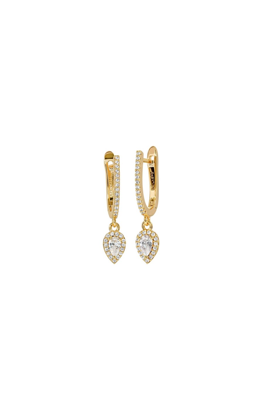 Earrings Lili Claspe | Pear Jas Hoops