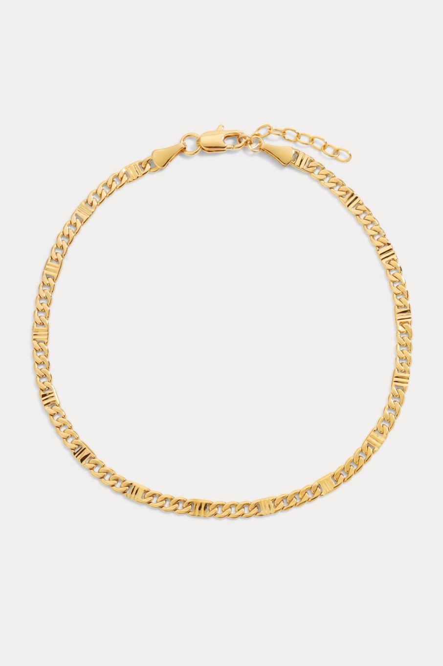 Body Lili Claspe | Figaro Anklet Gold