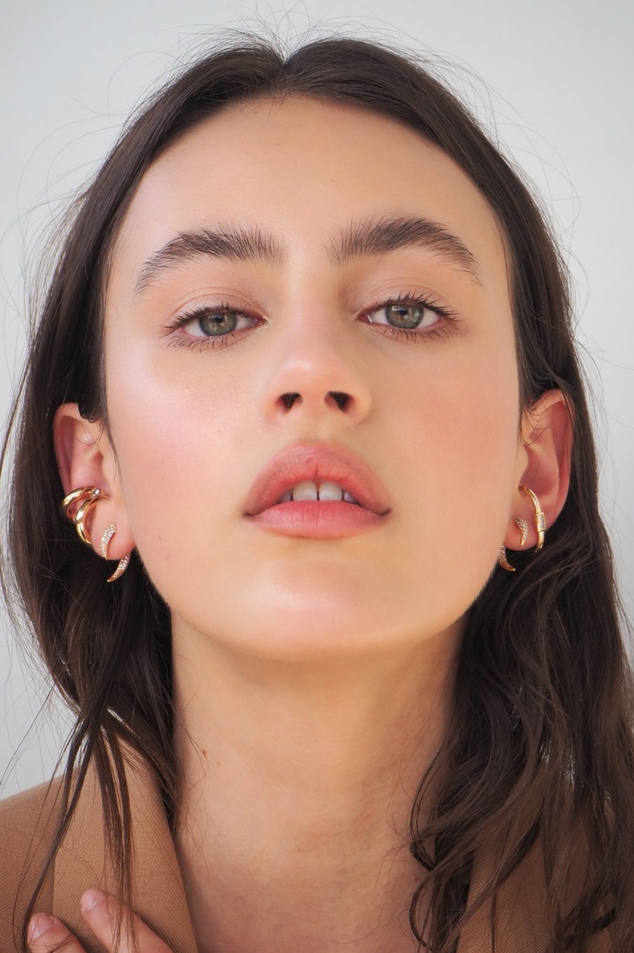 Earrings Lili Claspe | Pave Tusk Ear Jacket