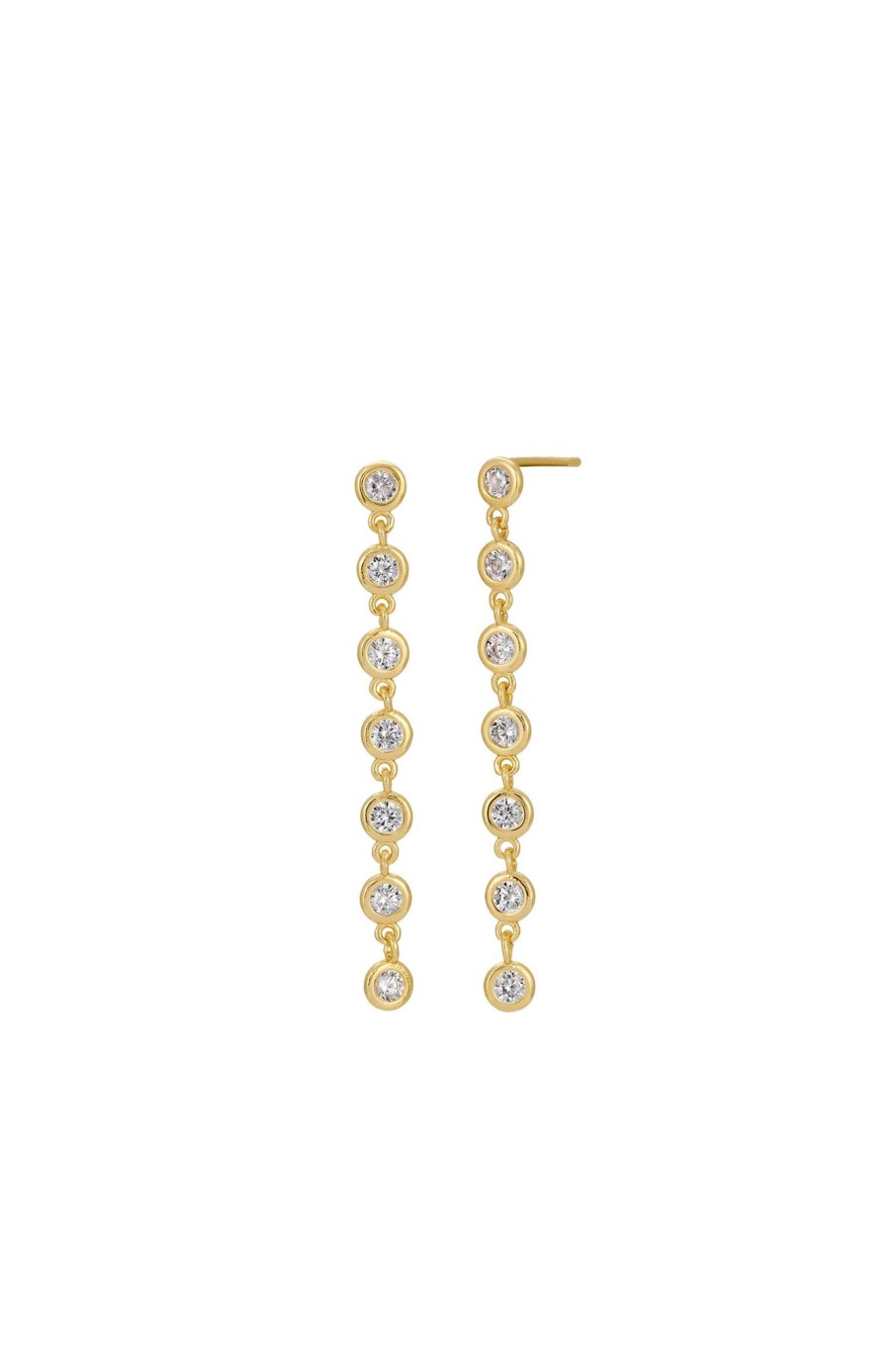 Earrings Lili Claspe | Short Cici Bezel Dusters