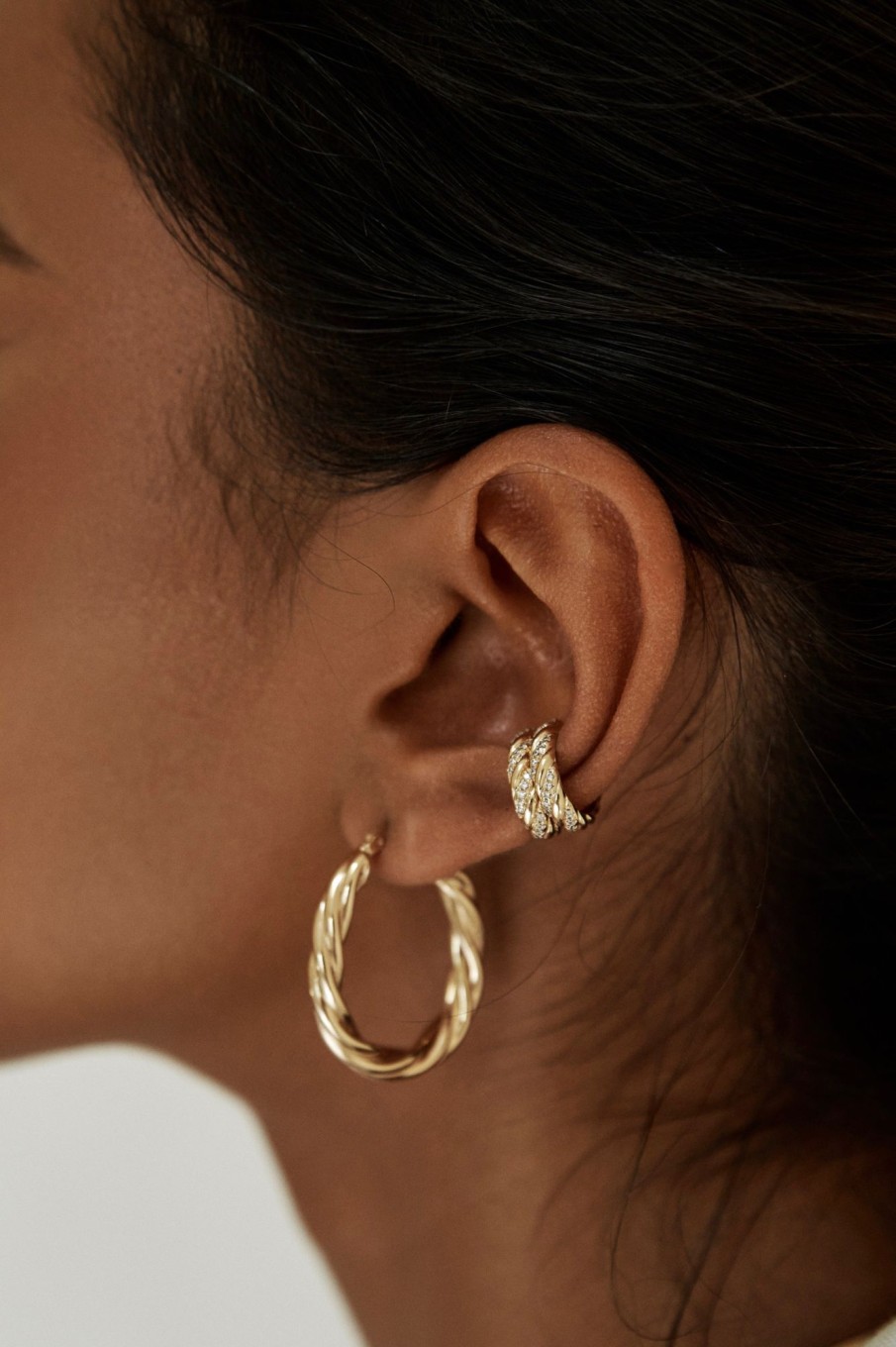 Earrings Lili Claspe | Gina Twist Ear Cuff