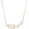 Necklaces Lili Claspe | Daniella'S Pearl Necklace Gold