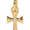 Necklaces Lili Claspe | Small Gala Cross Charm