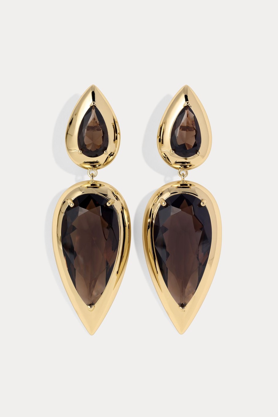 Earrings Lili Claspe | Imara Smoke Quartz Earrings