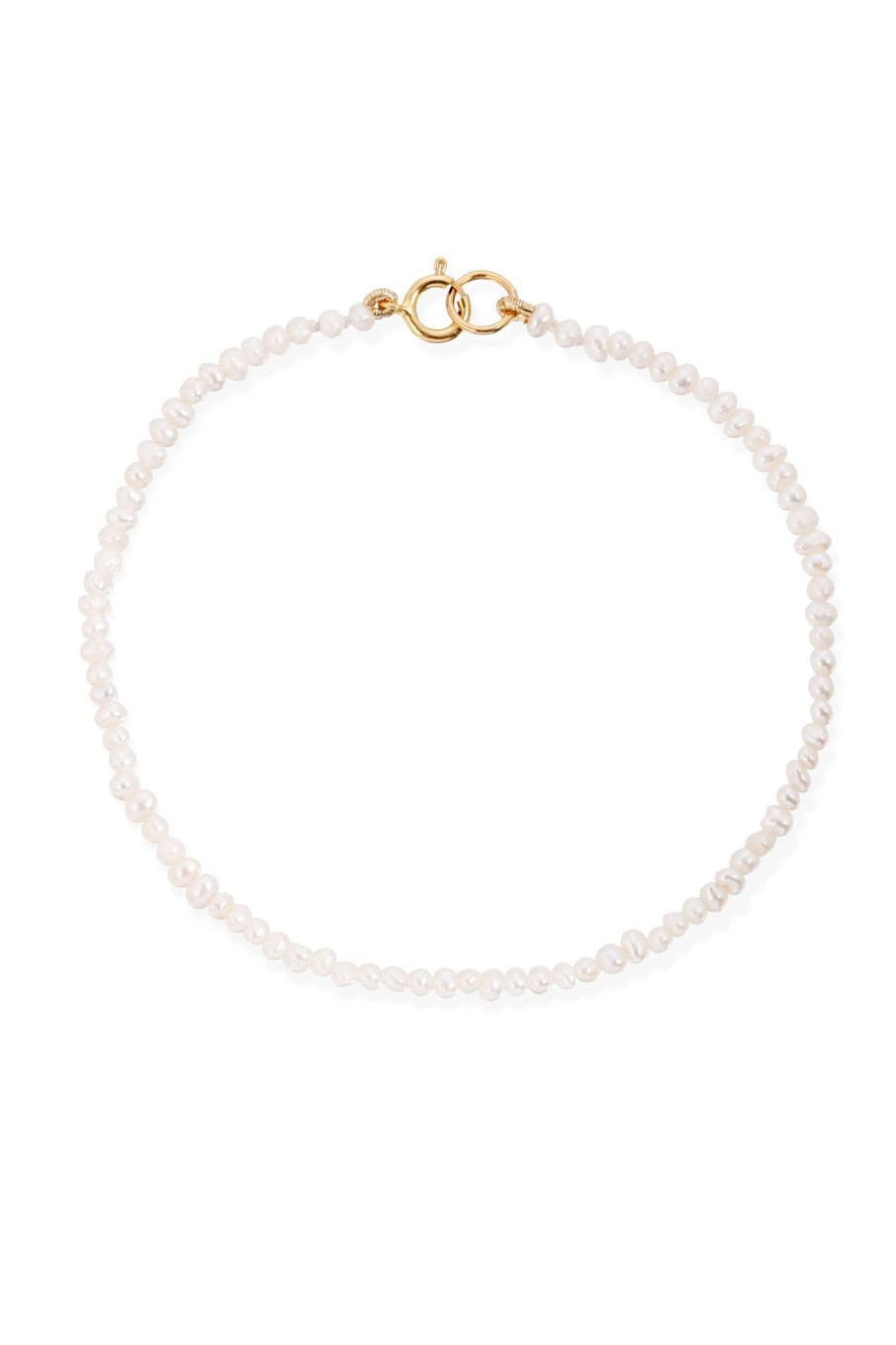 Bracelets Lili Claspe | Petite Freshwater Pearl Bracelet Gold