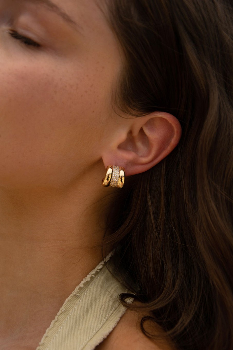 Earrings Lili Claspe | Coco Shield Earrings