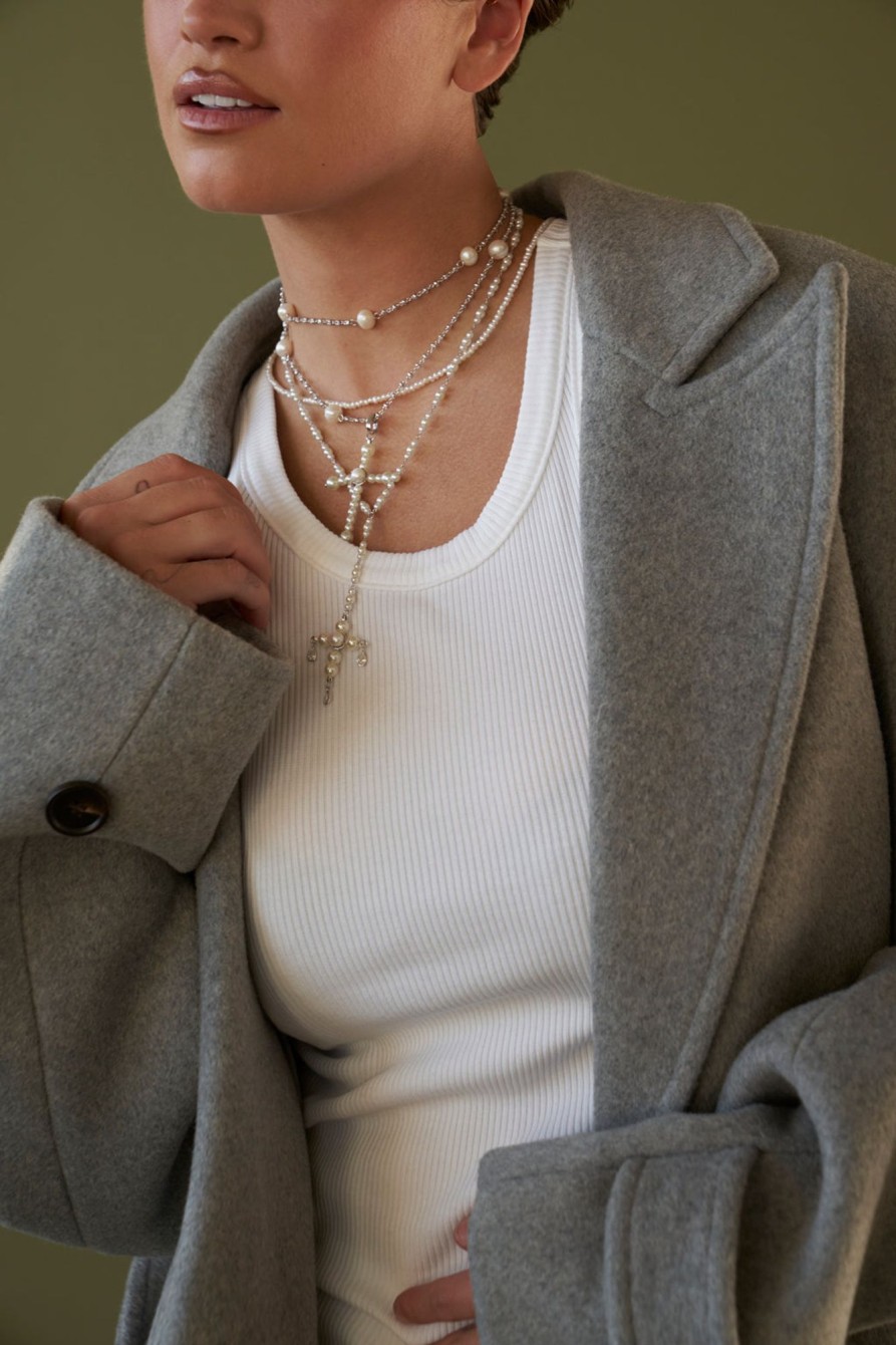 Necklaces Lili Claspe | Ale Pearl Lariat