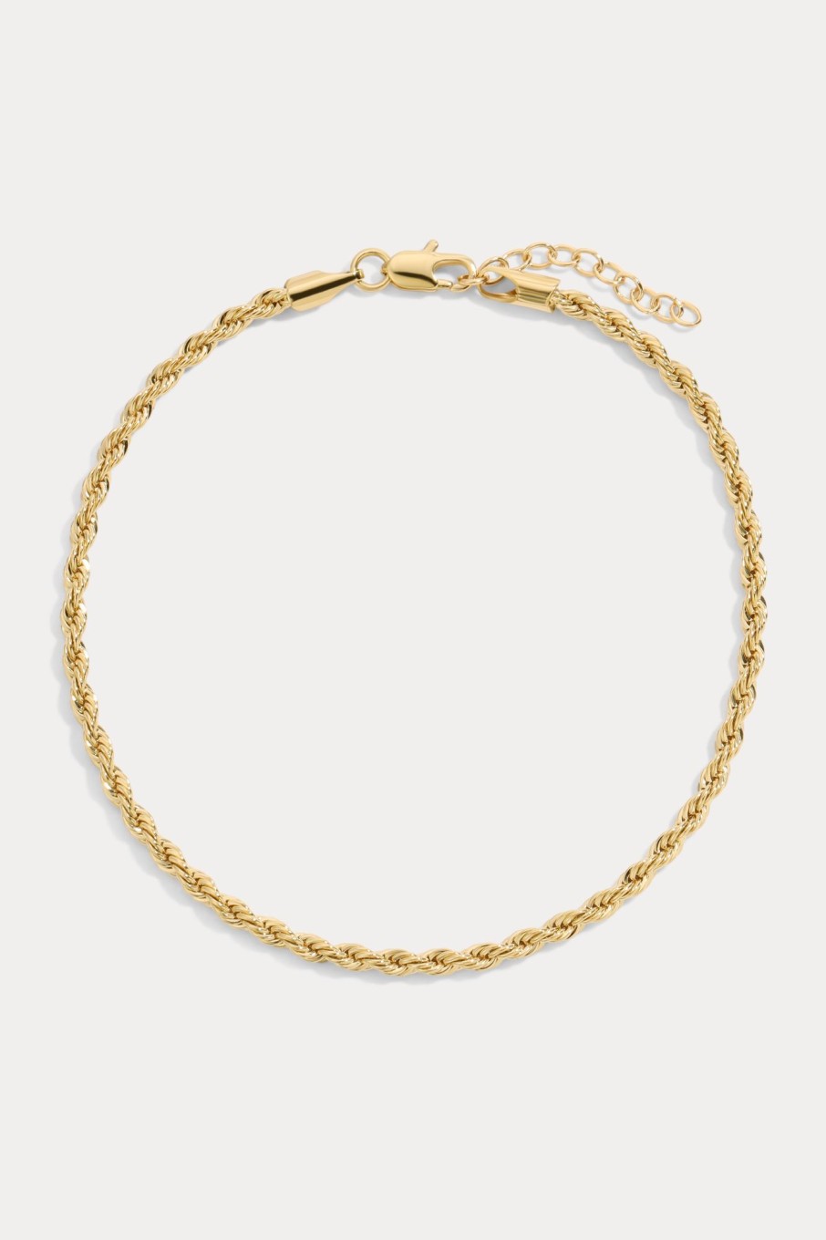 Body Lili Claspe | French Rope Anklet Gold