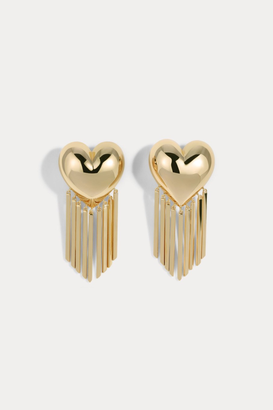 Earrings Lili Claspe | Small Bubble Heart Fringe Earrings