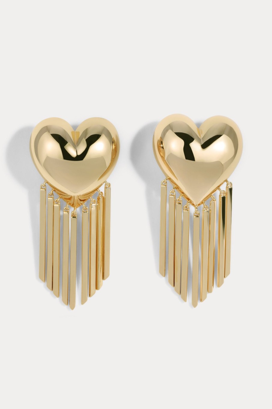 Earrings Lili Claspe | Bubble Heart Fringe Earrings