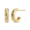 Earrings Lili Claspe | Small Gina Twist Hoops