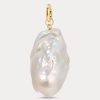 Necklaces Lili Claspe | Baroque Pearl Charm Gold