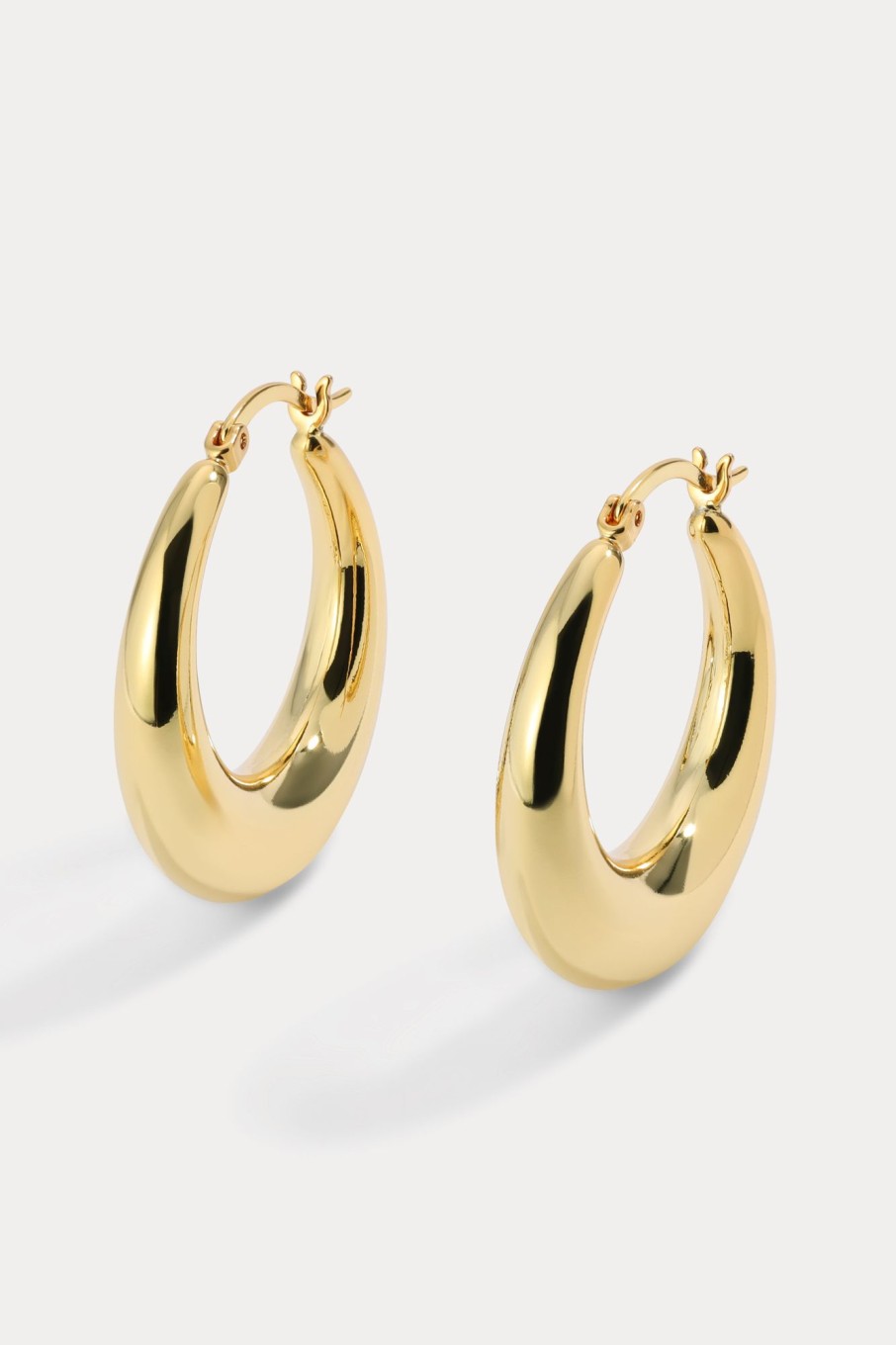 Earrings Lili Claspe | Medium Becca Hoops