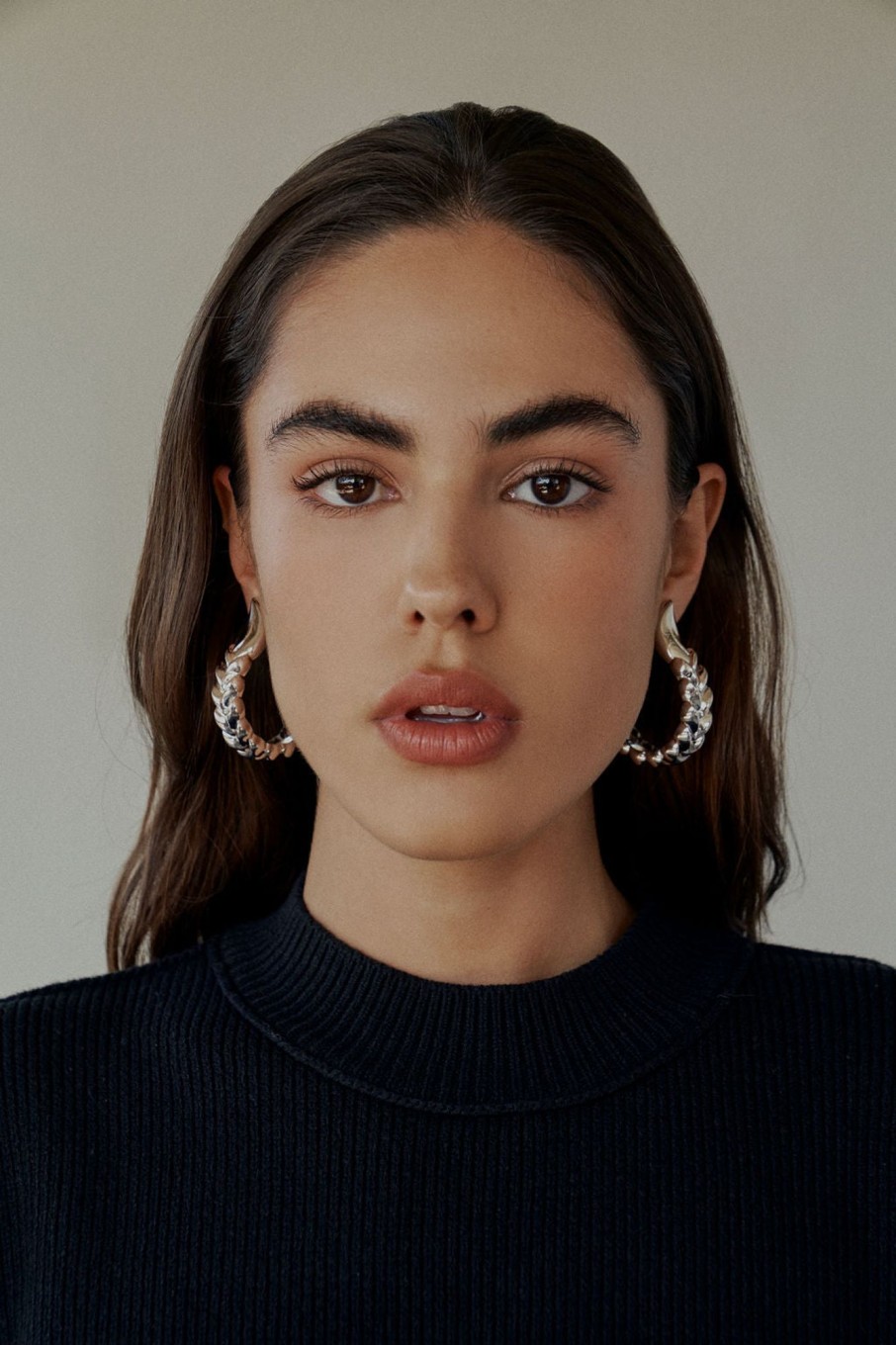 Earrings Lili Claspe | Large Frida Braided Hoops