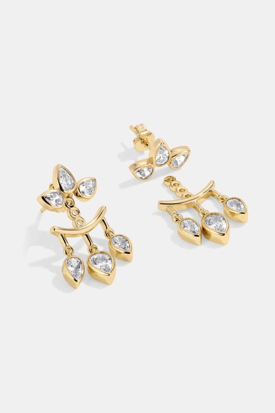 Earrings Lili Claspe | Aurora Ear Jacket And Stud Earrings