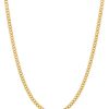 Necklaces Lili Claspe | Curb Link Chain Gold