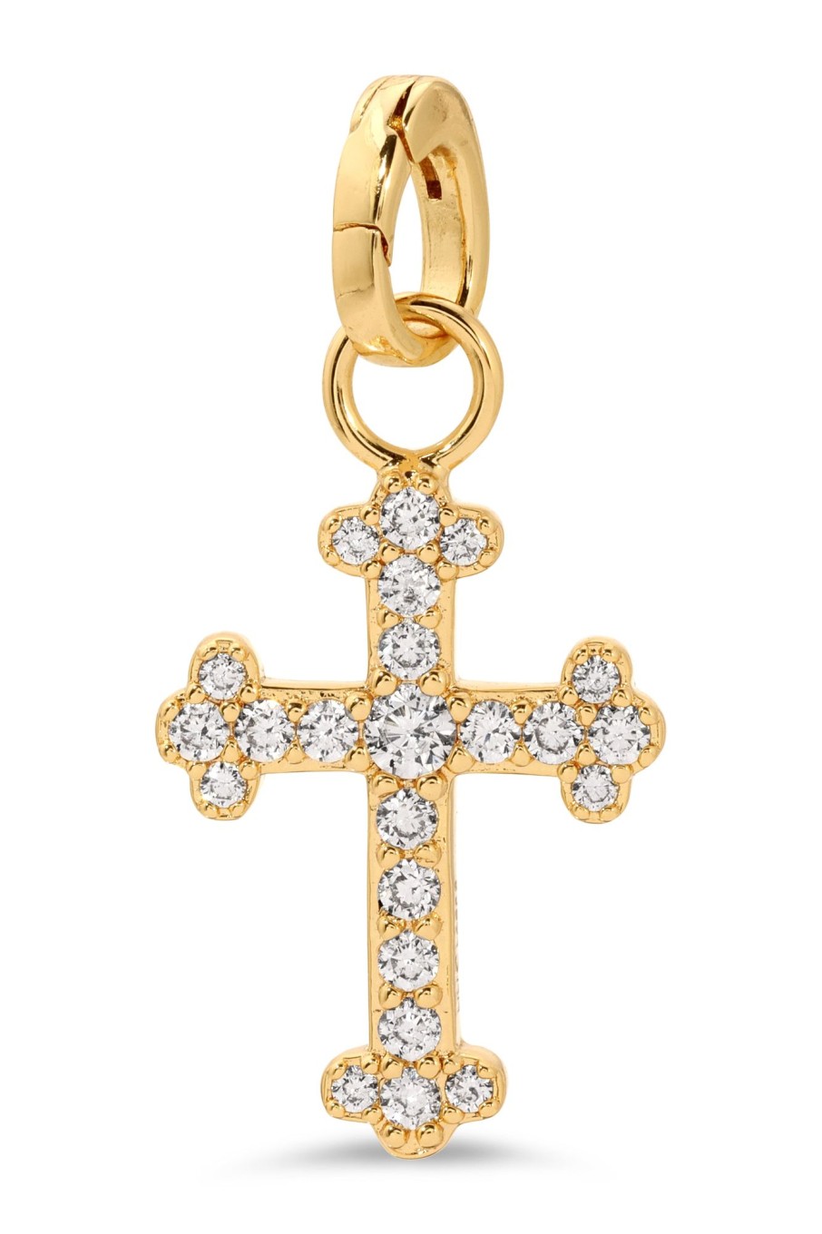 Necklaces Lili Claspe | Pave Gala Cross Charm